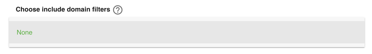include domain filters