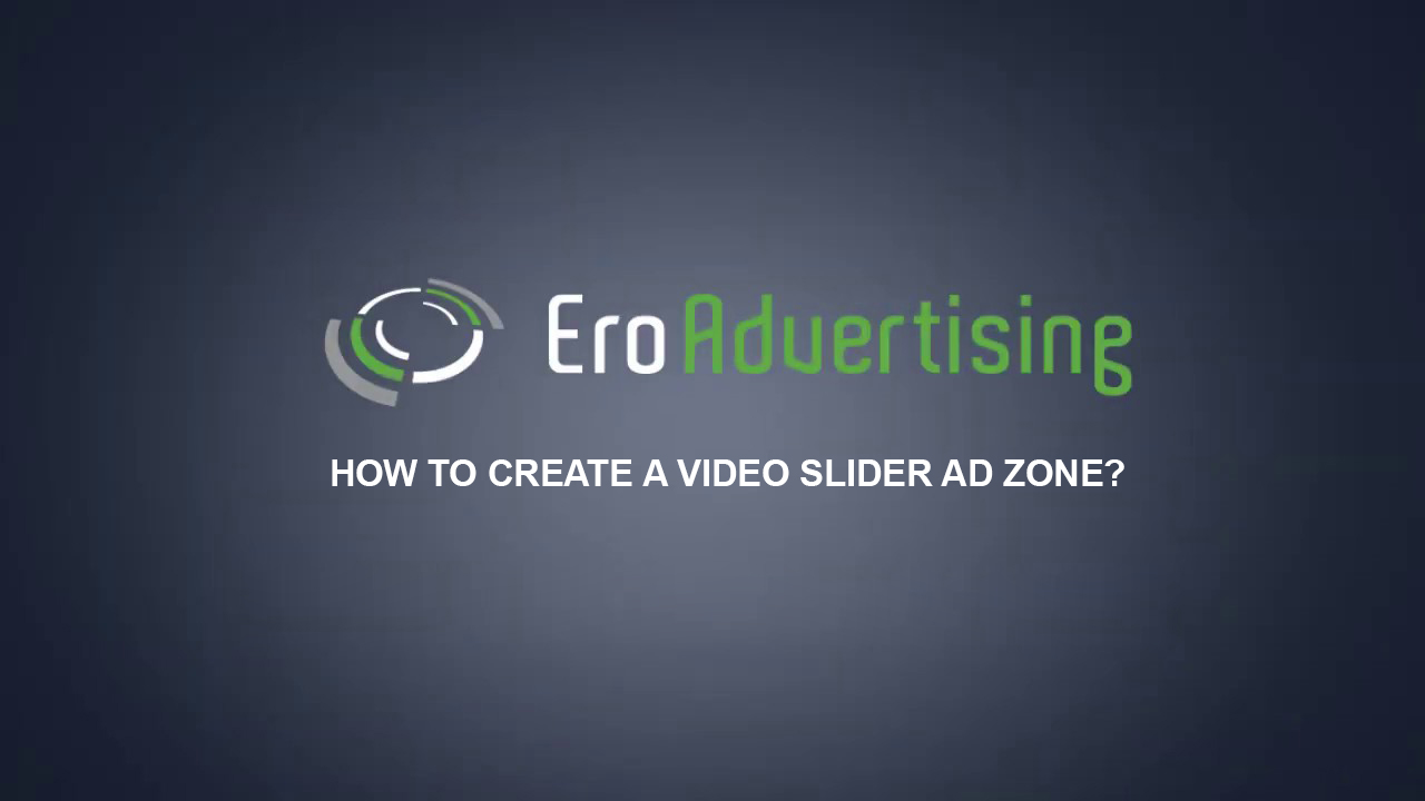 Video Slider Ad Zone
